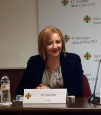 Invitada en la Universidad Abat Oliva